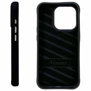 Nimmy Cool&Cute 2.0 šuns dėklas iPhone 15 Pro Max - juodas