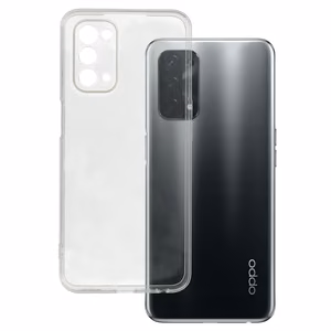 Itin plonas 1mm dėklas telefonui Oppo A54 5G/A74 5G/A93 5G permatomas