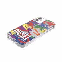 DIESEL Skaidrus dėklas PRIDE CAMO AOP IPHONE 12 MINI spalvotas