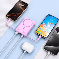 Tech-Protect PB31 MagSafe 10000mAh Išorinė baterija (f) - violetinė