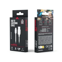 Maxlife kabelis USB - Lightning 0,5 m 2A baltas