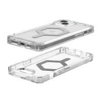 UAG Plyo Magnetinis dėklas telefonui iPhone 15 Plus - permatomas ir sidabrinis