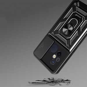 Tech-Protect CamShield Pro dėklas Xiaomi Redmi 12C – juodas