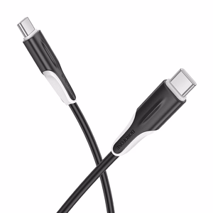 Kabelis Borofone BX119 naujas - Type C į Type C - PD 60W - 1 metro - juodas
