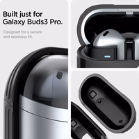 Spigen Rugged Armor dėklas Samsung Galaxy Buds 3 / 3 Pro - juodas