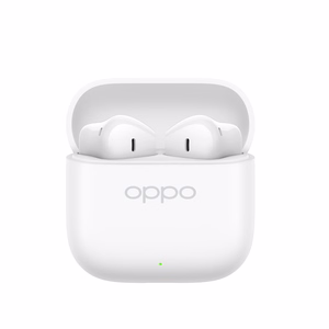 OPPO tikrai belaidės ausinės Enco Buds3 Bluetooth, įstatomos į ausis, mikrofonas, sniego balta, belaidės