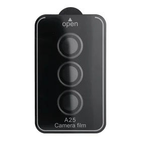 Kameros objektyvo apsauginis stiklas 9H skirtas SAMSUNG A25 juodas