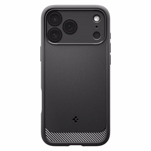 Spigen Rugged Armor Mag Magnetinis dėklas telefonui iPhone 17 Pro Mat - matinė juoda