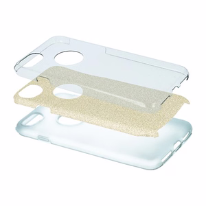 Glitter 3in1 dėklas for Samsung Galaxy A17 4G / A17 5G auksinis