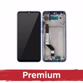 LCD ekranas suderinamas su Xiaomi Redmi Note 9S (Note 9 Pro) su rėmeliu / mėlynas / OEM