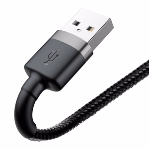 Baseus Cafule USB – Lightning kabelis 2A, 3 m, juoda/pilka