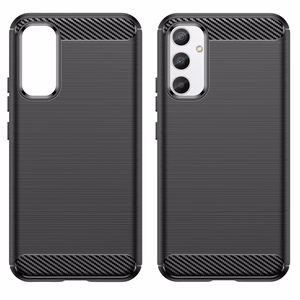 Carbon Case dėklas Realme 10 Pro lankstus silikoninis anglies dangtelis juodas