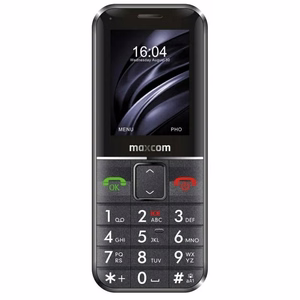 Maxcom Comfort MM735 su įkrovimo stotele + SOS apyrankė juodas