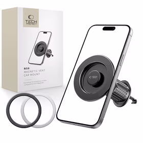 "Tech-Protect N58" magnetinis "MagSafe" automobilio oro ventiliacijos laikiklis - juodas