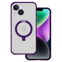 Tel Protect Magiškas Magnetinis Dėklas su stovu Iphone 13 violetinis