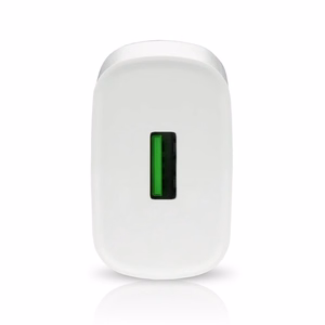 Tinklo įkroviklis 1× USB Quick Charge 3.0 18 W, baltas