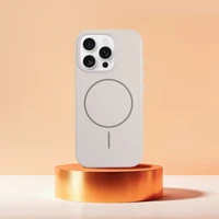 Premium blizgus magnetinis dėklas su kamera valdymo mygtuku, suderinamas su MagSafe, IPHONE 16 PRO baltas