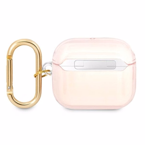 Guess GUA3HHTSP AirPods 3 dėklas rožinis/rožinis Dirželių kolekcija