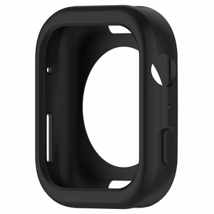 Silikoninis dėklas laikrodžiui Apple Watch 41 mm (Series 7/8/9) - juodas