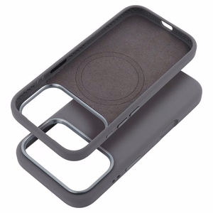 Dėklas Samsung S26 Forcell F-Protect Frame Premium suderinamas su MagSafe pilkas