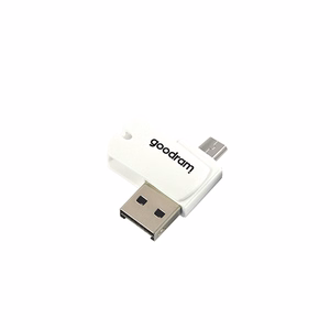 GOODRAM кардридер USB A + Micro USB ALL IN ONE M1A4 + карта памяти micro SD 64GB с адаптером SD