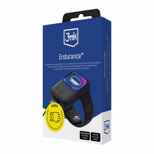 "3mk Endurance Powerbank", skirtas "Apple Watch" 49 mm 2,5 W 1200 mAh USB-C - juodas