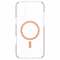 CARE by PanzerGlass Flagmano dėklas telefonui iPhone 16 Plus 6.7" persikinis/persikinis Magnetinis 1375