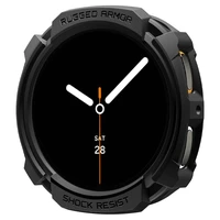 Spigen Rugged Armor dėklas Samsung Galaxy Watch 8 44mm - matinė juoda
