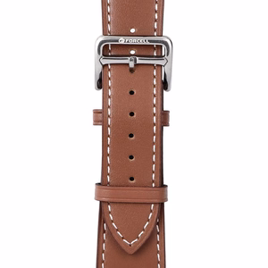 FORCELL F-DESIGN FA20 ekologiškos odos dirželis APPLE laikrodžiui 38 / 40 / 41 mm rudas