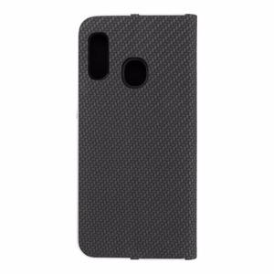 LUNA Book Carbon dėklas telefonui SAMSUNG A20e juodas