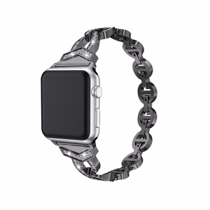 Laikrodžio apyrankės kilpa (f) Apple Watch 42/44/45 dizainas 3 - juoda (f)