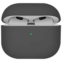 Uniq Lino silikoninis dėklas AirPods 4 - pilkas