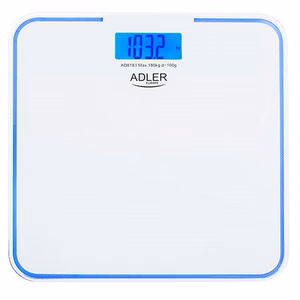 Bathroom scale ADLER AD 8183 with edge lighting White