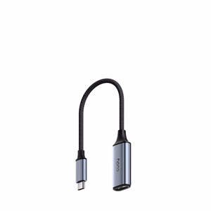USB графический адаптер Cudy UH401 серый, серебристый