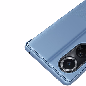 Dėklas telefonui Clear View Huawei nova 9 flip dėklas juodas