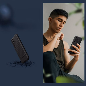 Caseology Parallax dėklas telefonui Samsung Galaxy S23 FE - matinė juoda