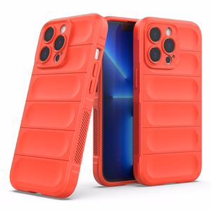 Чехол Magic Shield для iPhone 13 Pro гибкий бронированный красный