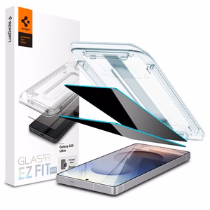 Spigen Glas.TR "Ez Fit" Privacy 2 rinkinys Samsung Galaxy S25 Ultra