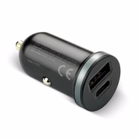 everActive CC-30Q automobilinis įkroviklis su USB QC3.0 ir USB-C PD 35 W lizdu