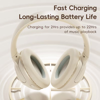 Rock Ausinės O3 ANC bluetooth šviesiai pilkos