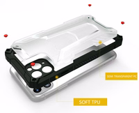 Tel Protect Hibridinis dėklas telefonui iPhone 11 Pro raudonas