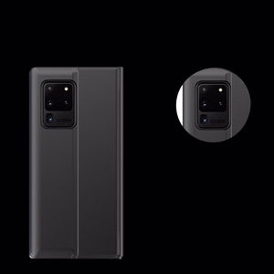 Dėklas telefonui Samsung Galaxy A72 4G rožinis su stovu, Eco Leather View Case