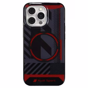 Audi IML sportinis magnetinis dėklas iPhone 13 Pro Max - juodas
