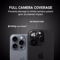 Crong Lens Shield - Camera and lens glass iPhone 16 Pro / iPhone 16 Pro Max / iPhone 15 Pro / iPhone 15 Pro Max
