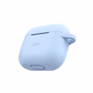 Etteri silikoninis dėklas, skirtas AirPods 3 šviesiai mėlynas