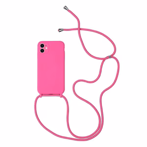 Strap Silicone Case for iPhone 11 Pro Pink