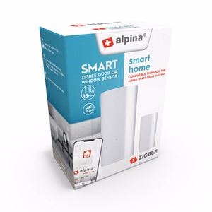 Alpina Zigbee išmanusis lango atidarymo jutiklis
