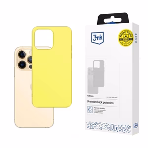 3mk Matt Case for iPhone 13 Pro - Yellow