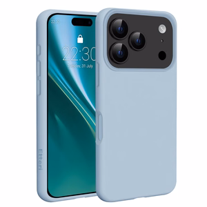 Etteri Silikoninis Mag dėklas for iPhone 17 Pro Max šviesiai mėlynas