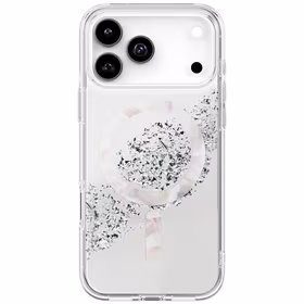 Uniq Coehl Crystelle dėklas telefonui iPhone 17 Pro Max Magnetinis įkrovimas - sidabrinis